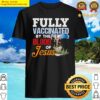 fully vaccinated by the blood of jesus funny christian shirt
