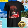 funny gnome truck valentines day red plaid couple matching shirt