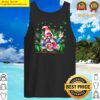 gnome tie dye shamrock patrick day peace love luck essential tank top