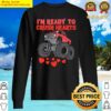 im ready to crush hearts monster truck boys valentines day sweater