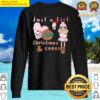 just a girl who loves christmas and cookies 12 sweater