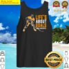 lifes about goals ice hockey for boys ice hockey tank top