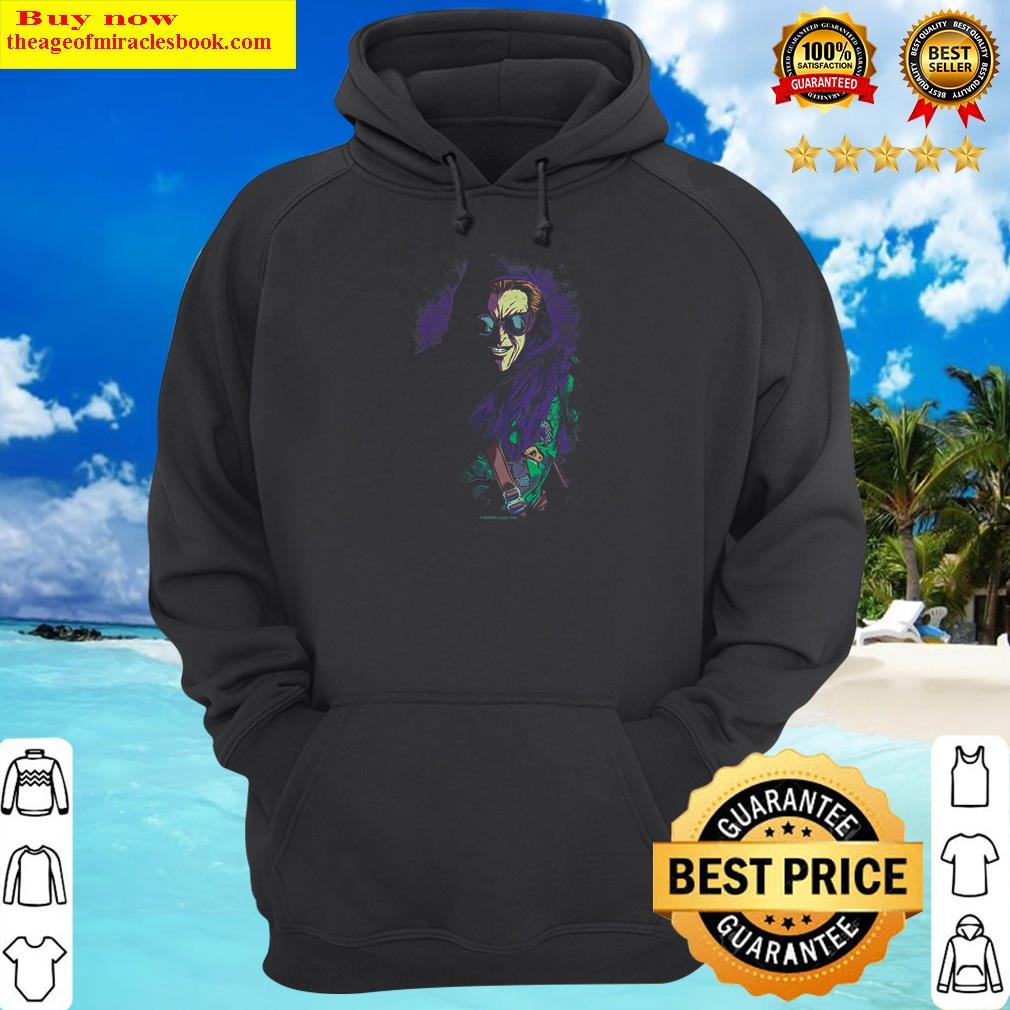 marvel spider man no way home green goblin illustrated hoodie
