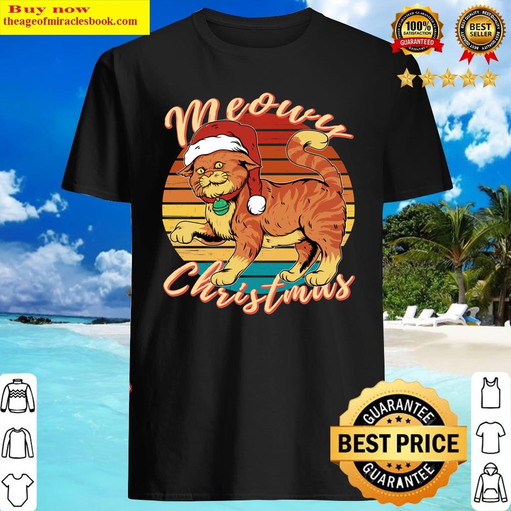 Meowy Christmas Cat Essential Shirt