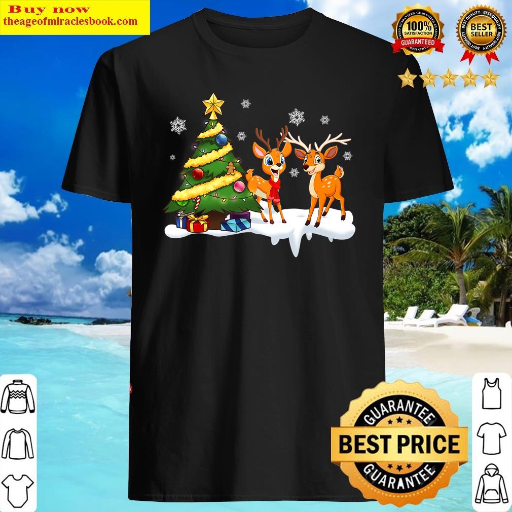Rudolph And Clarice Christmas Kids Girls Tee Reindeer Shirt Shirt