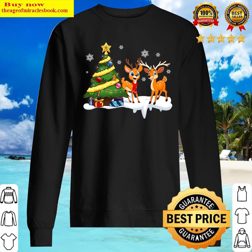 Rudolph And Clarice Christmas Kids Girls Tee Reindeer Shirt Sweater