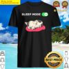 sleep mode on french bulldog merch frenchie pajamas pjs shirt