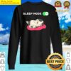 sleep mode on french bulldog merch frenchie pajamas pjs sweater