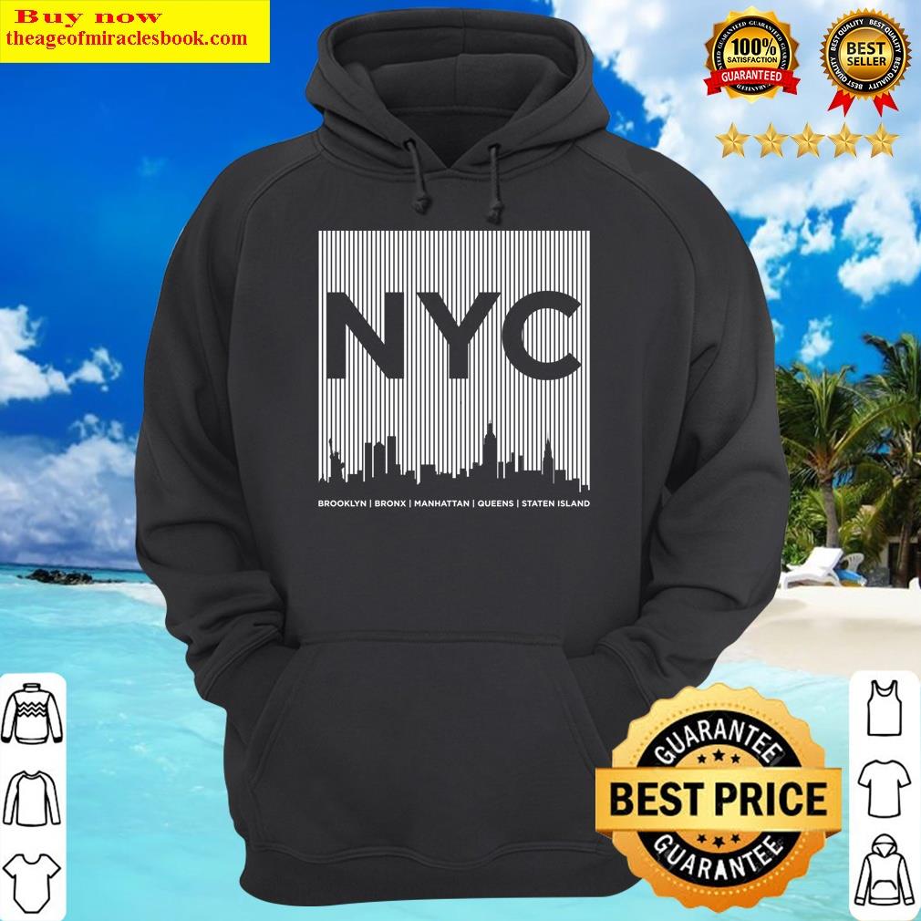 the five boroughs of new york city hoodie