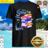theres snow place like the library reading lover christmas shirt