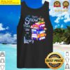 theres snow place like the library reading lover christmas tank top