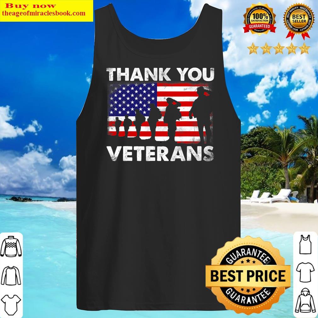 veterans day gifts thank you veterans proud tank top