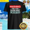 warning i may start talking about crypto essential t shirt shirt