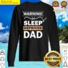 warning sleep deprived dad sweater