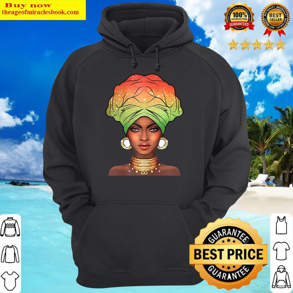 womens ankara african queen rasta empress black girl magic t shirt hoodie