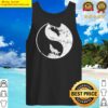 yin yang wolf gift for wolf lovers animal fans tank top