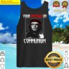your brain on communism funny anti commie zombie political tank top