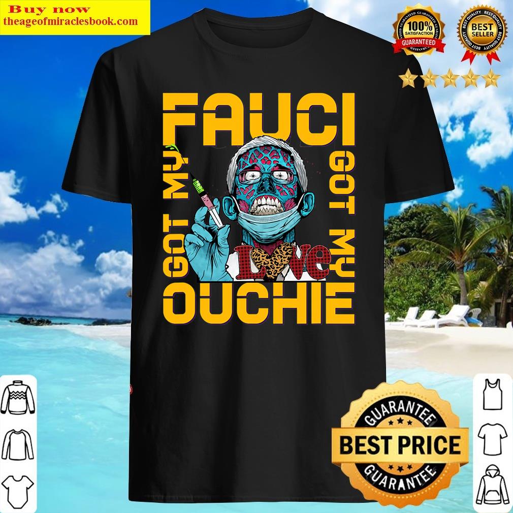 Zombie Fauci Ouchie Valentine Science Fauch Valentine Day T-shirt Shirt