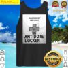 antidote locker black and white tank top