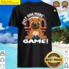 dog with gamer headset gaming dog just one more game shirt