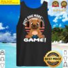 dog with gamer headset gaming dog just one more game tank top