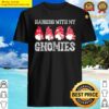 hanging with my love gnomies happy valentines day gnome shirt