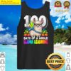 happy 100 days of a whole llama learning 100th day of school tank top