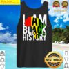 i am black history gift black pride african american month tank top