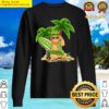 leprechaun hawaiian surfing st patricks day hawaii men sweater