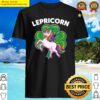 lepricorn unicorn shamrock st patricks day matching family shirt
