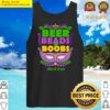 mardi gras beer beads boobs funny new orleans tank top
