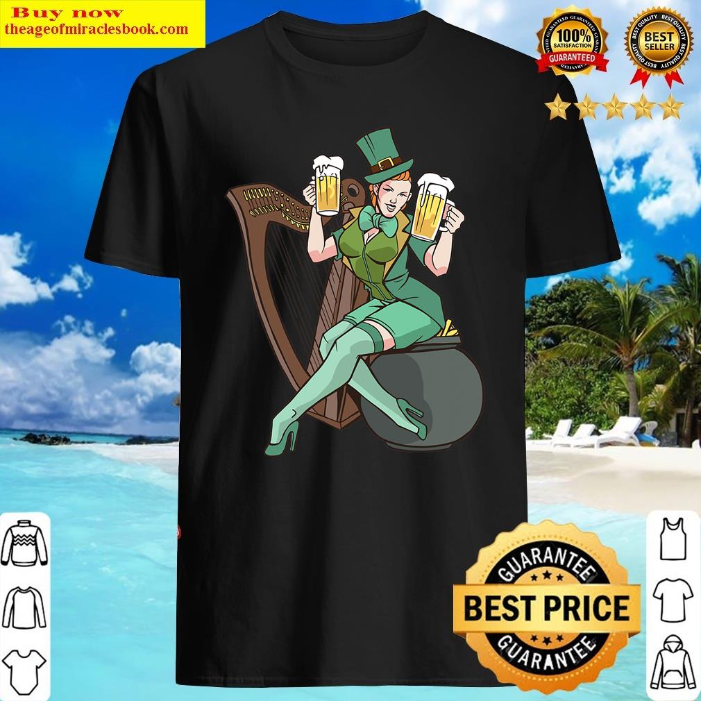 Sexy Irish Girl Beer Fun Party Shirt