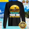 take me to the track horse racing sweater