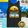 take me to the track horse racing tank top