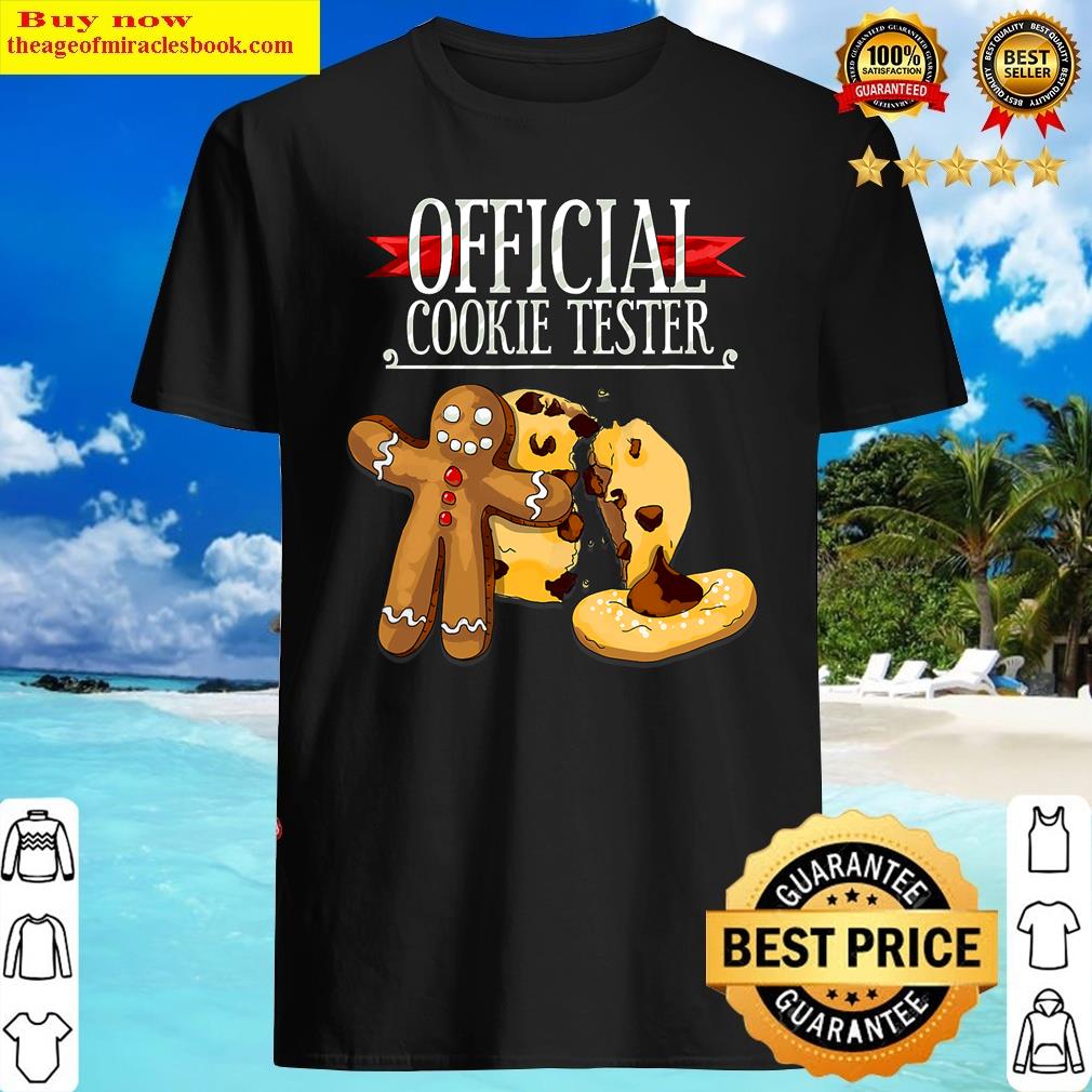 Trendy Official Christmas Cookie Tester Shirt