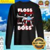 valentines day floss like a boss heart in a mask boys kids sweater
