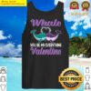 whale you be my everything valentine whale valentines day tank top