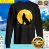 wolf in moonlight t shirt cool full dog pup howling sweater