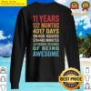 11 years 132 months of being awesome 11th birthday gifts sweater
