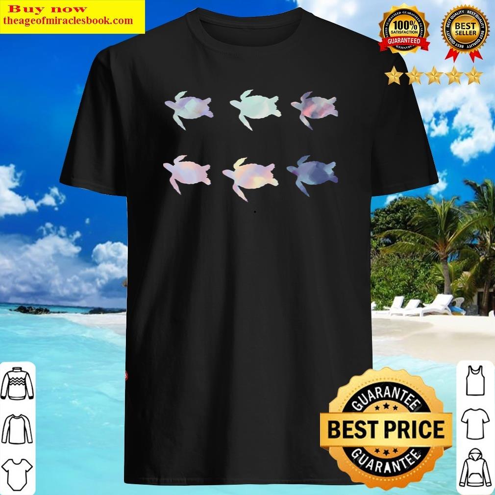 Aesthetic Pastel Turtle Sticker Pack Shirt