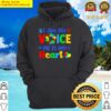 autism awareness im his v oice he is my heart mom hoodie