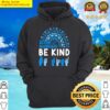 be kind autism awareness rainbow trendy girls leopard hoodie