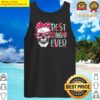 best grandma ever skull pink bow tie mothers day tank top