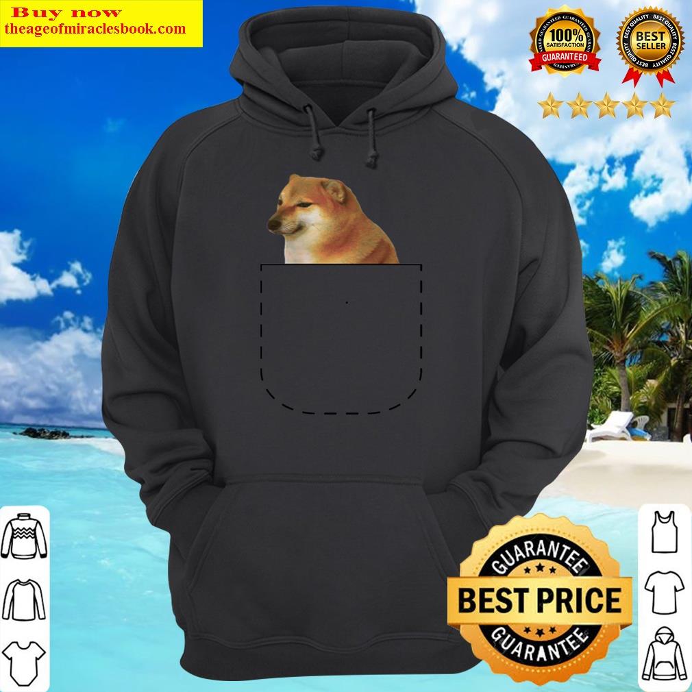 cheems classic peekaboo hoodie