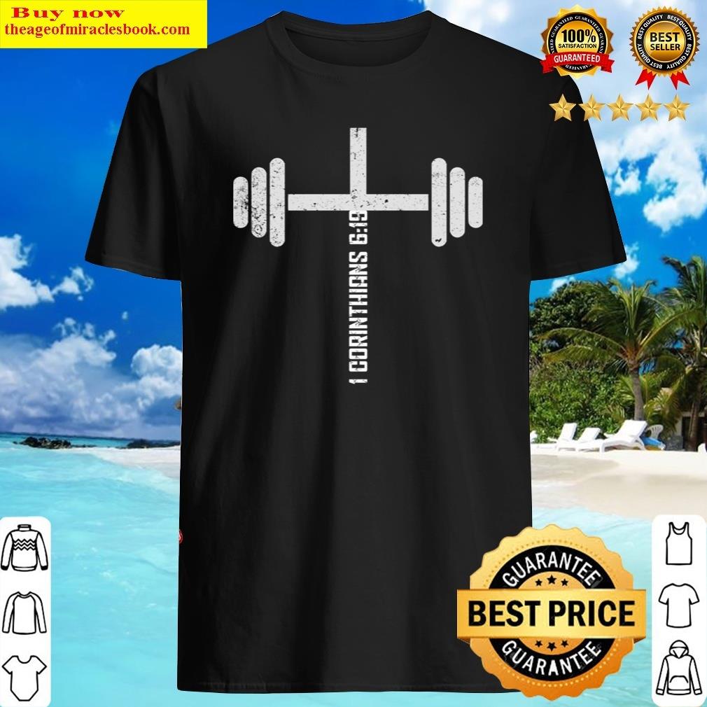 Christian Fitness Corinthians 619 Bible Verse Shirt Shirt