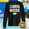 climbing mode on funny sports and training clothes sweater