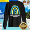 down syndrome awareness rainbow t21 yellow blue ribbon sweater