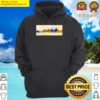 downtown san francisco skyline and the golden gate bridge colorful painting hoodie