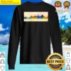 downtown san francisco skyline and the golden gate bridge colorful painting sweater