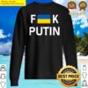 fuck vladimir putin with the ukraine flag fuck putin sweater